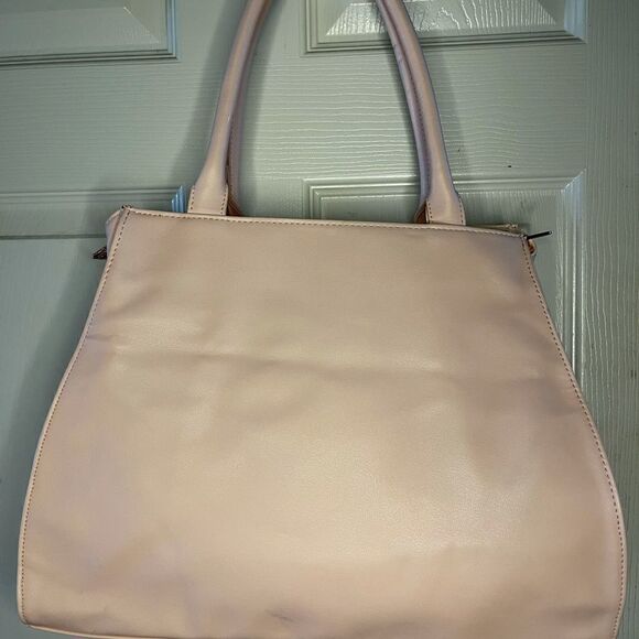 Juicy Couture light pink with rose gold trim large tote shoulder bag . - Picture 5 of 16